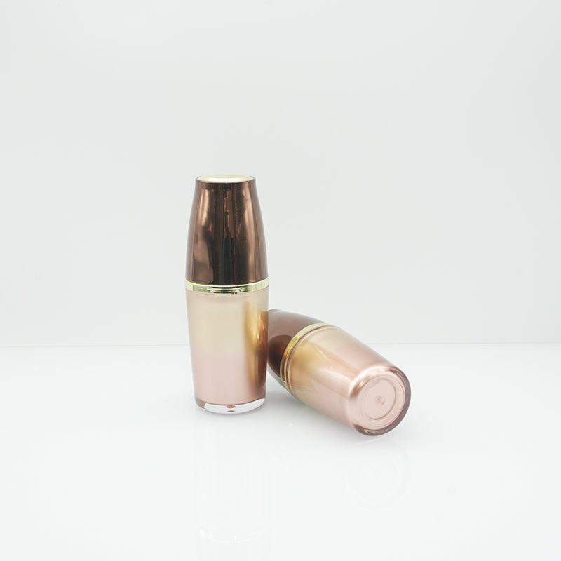 Glossy Lid Green and Brown Bottle