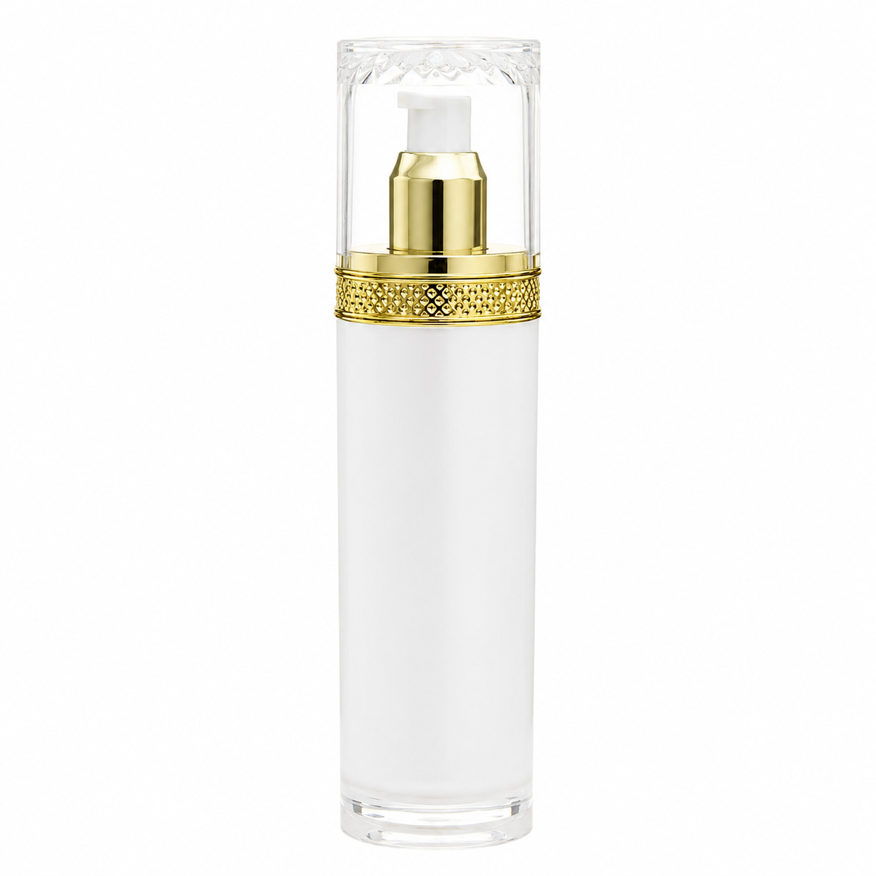 White Bottle - Gold Ring