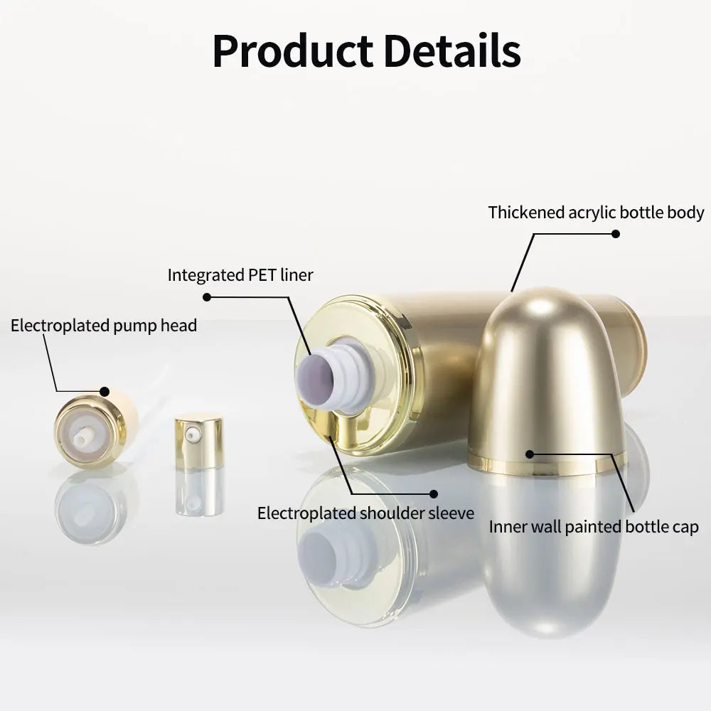 Acrylic Ball Shape Cosmetic Jar & Bottle Set | Custom OEM
