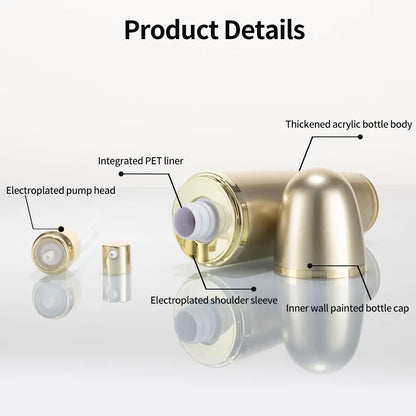 Acrylic Ball Shape Cosmetic Jar & Bottle Set | Custom OEM