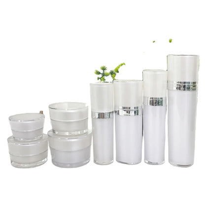 Acrylic Luxury Round Skincare Bottle 30ml 50ml | Custom OEM