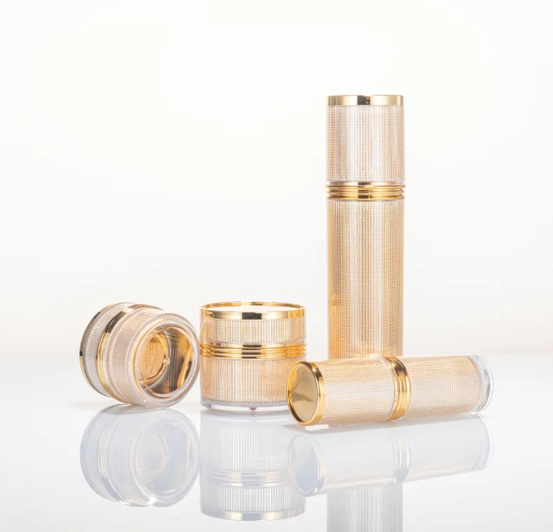 Acrylic Round Lotion Pump Jar & Bottle 30g 50g 100ml | Custom OEM