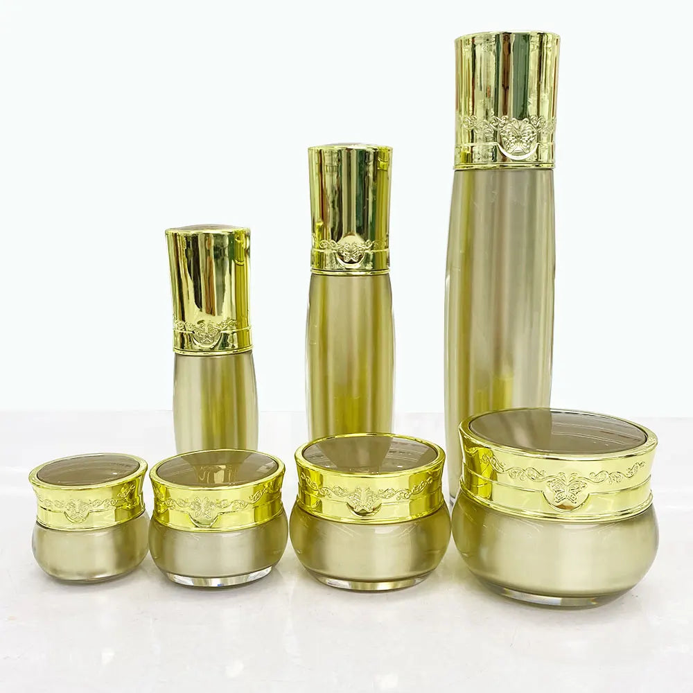Acrylic Double Wall Cream Jar & Bottle Set 1oz–3oz | Custom OEM