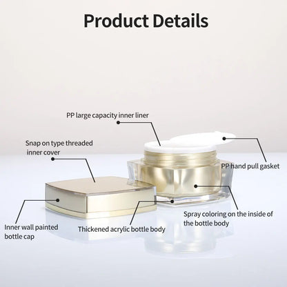 Acrylic Airless Twist Pump Bottle Luxury Serum Packaging | Custom OEM