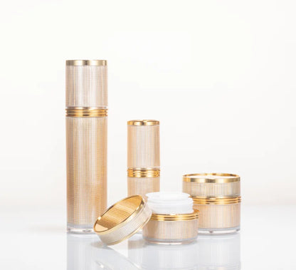 Acrylic Round Lotion Pump Jar & Bottle 30g 50g 100ml | Custom OEM