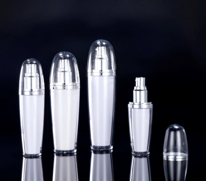 Acrylic Cosmetic Packaging Set Transparent Lid 15g–120ml | Custom OEM
