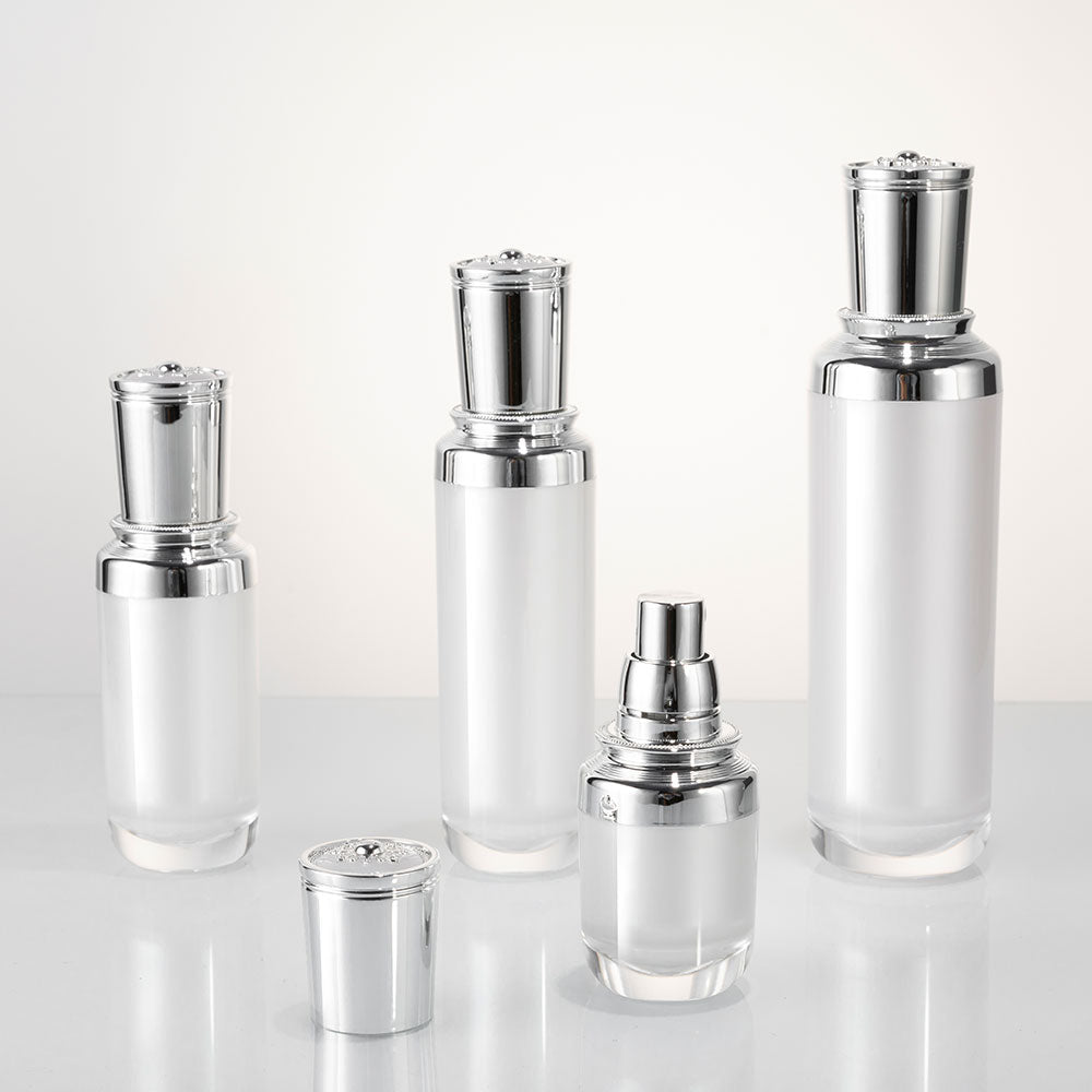 Acrylic Luxury Cream Jar White | Custom OEM