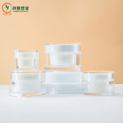 Acrylic Cosmetic Cream Jar White 5g 10g | Custom OEM