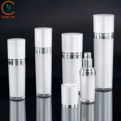 Acrylic Luxury Round Skincare Bottle 30ml 50ml | Custom OEM