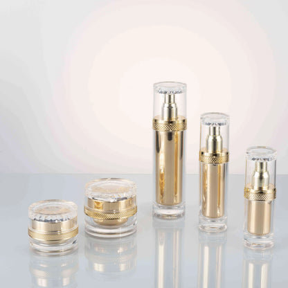 PP Luxury Gold Pump Jar 30ml 50ml | Custom OEM