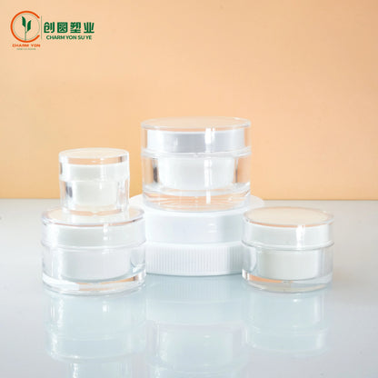 Acrylic Cosmetic Cream Jar White 5g 10g | Custom OEM