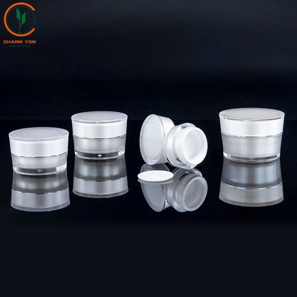 Acrylic Luxury Round Skincare Bottle 30ml 50ml | Custom OEM
