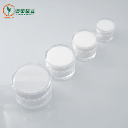 Acrylic Cosmetic Cream Jar White 5g 10g | Custom OEM