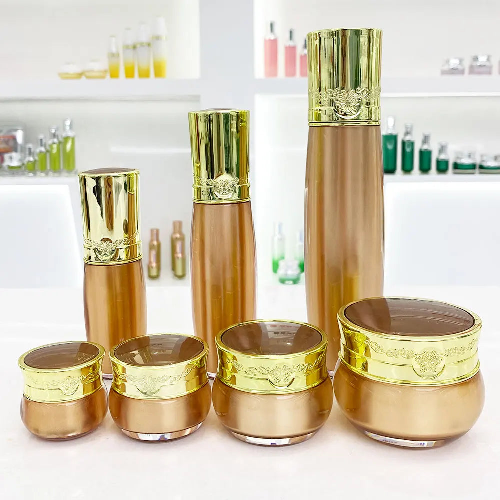 Acrylic Round Jar & Lotion Bottle Set 5g–100ml | Custom OEM