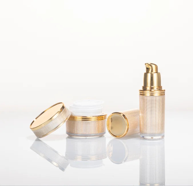 Acrylic Round Lotion Pump Jar & Bottle 30g 50g 100ml | Custom OEM
