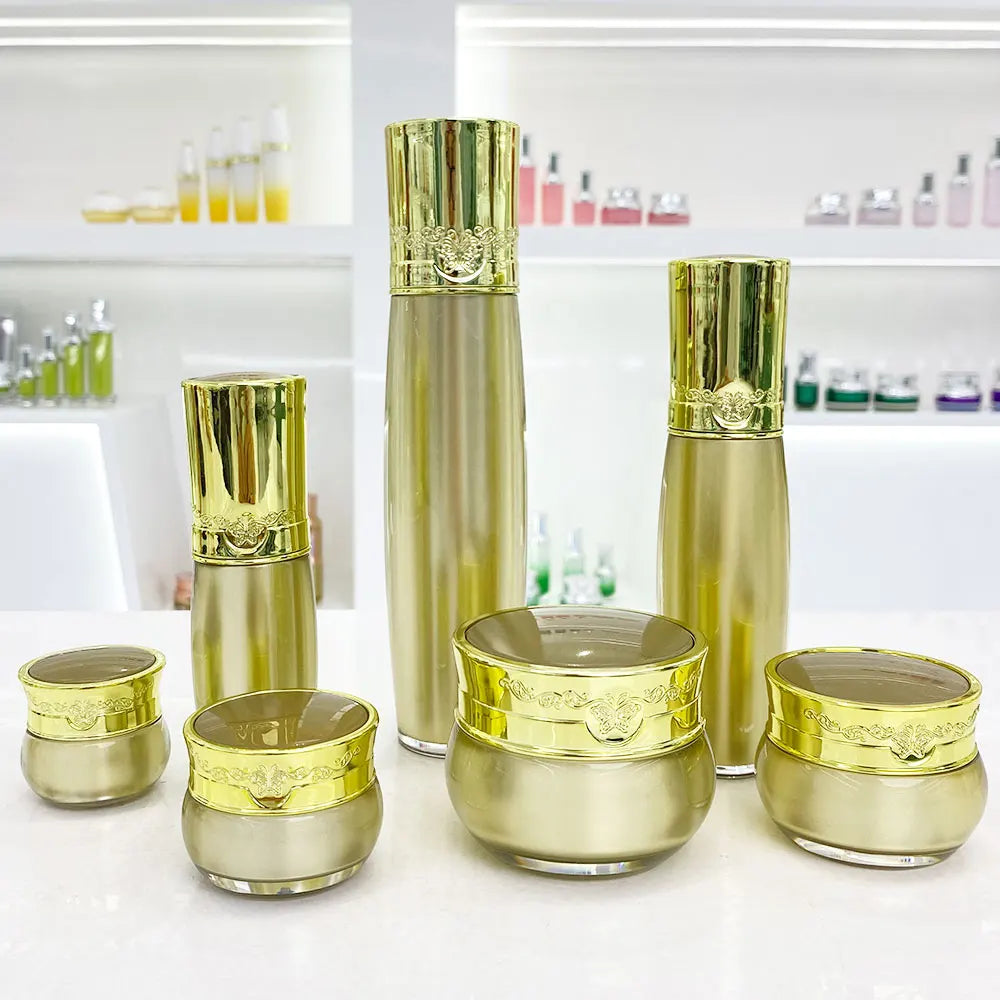 Acrylic Double Wall Cream Jar & Bottle Set 1oz–3oz | Custom OEM