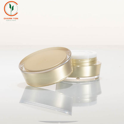 Acrylic Luxury Gold Cosmetic Bottle 30g 50g | Custom OEM