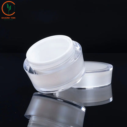 Acrylic Luxury Round Skincare Bottle 30ml 50ml | Custom OEM