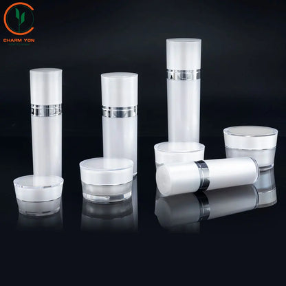 Acrylic Luxury Round Skincare Bottle 30ml 50ml | Custom OEM