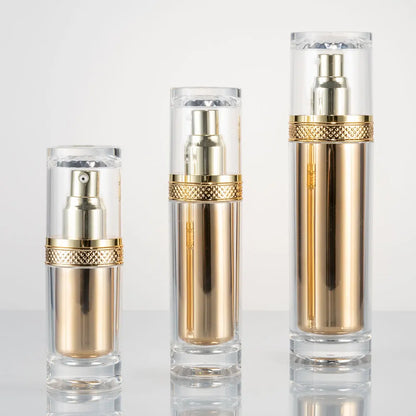 PP Luxury Gold Pump Jar 30ml 50ml | Custom OEM