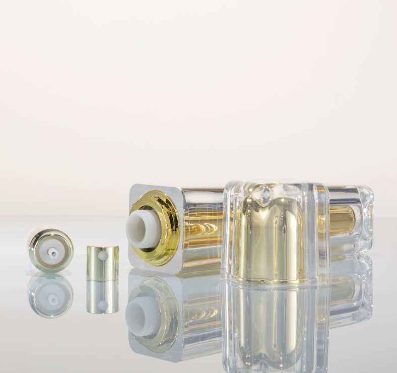 Acrylic Double Layer Lotion Bottle 100ml | Custom OEM