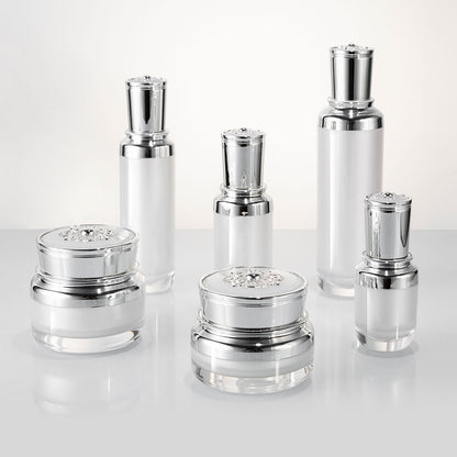 Acrylic Luxury Cream Jar White | Custom OEM