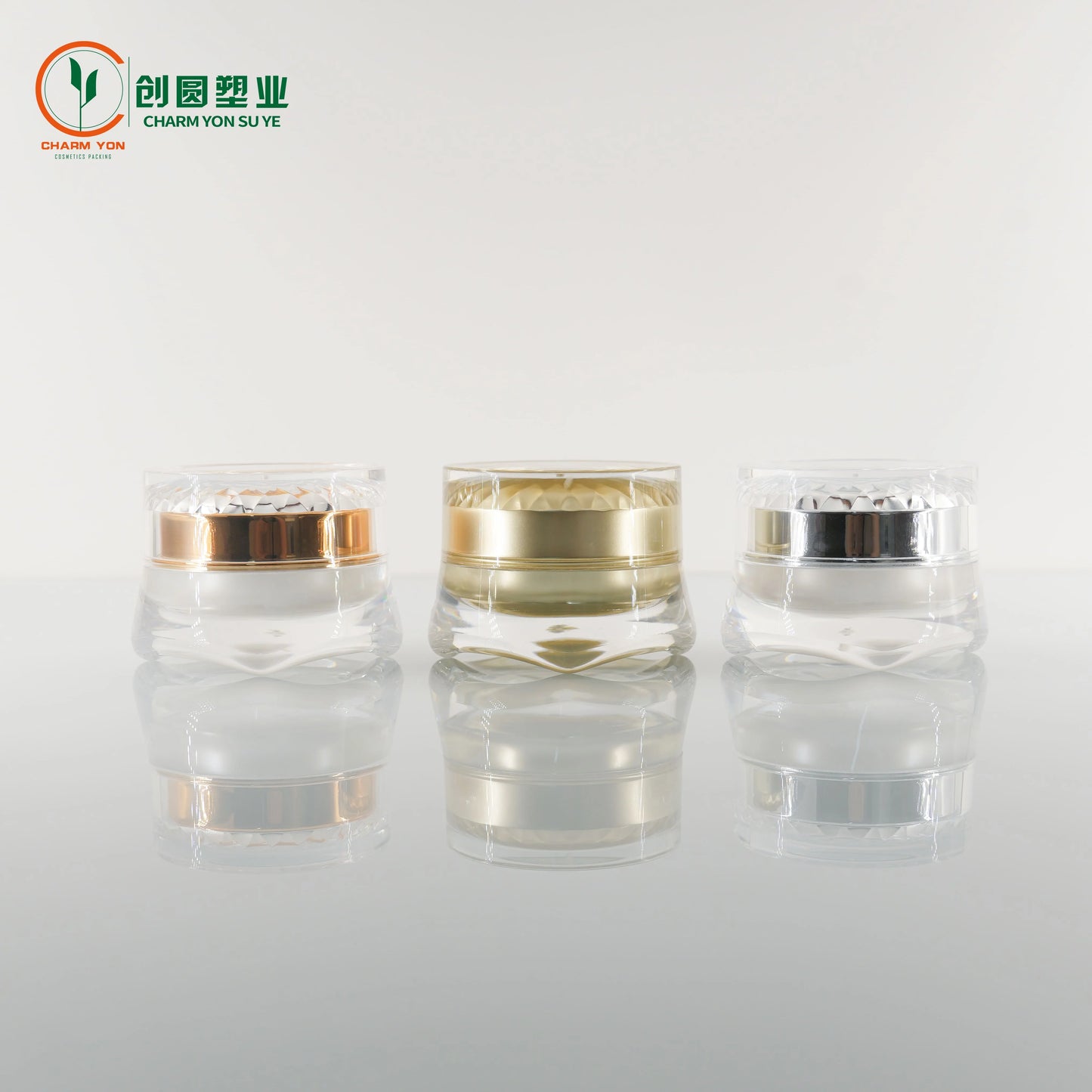 Acrylic Double Wall Cosmetic Cream Jar 20g 30g | Custom OEM