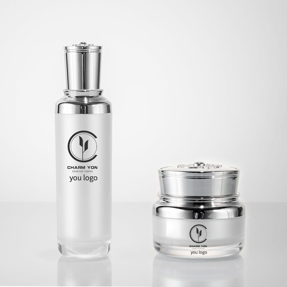 Acrylic Luxury Cream Jar White | Custom OEM