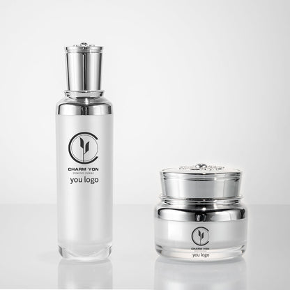 Acrylic Luxury Cream Jar White | Custom OEM