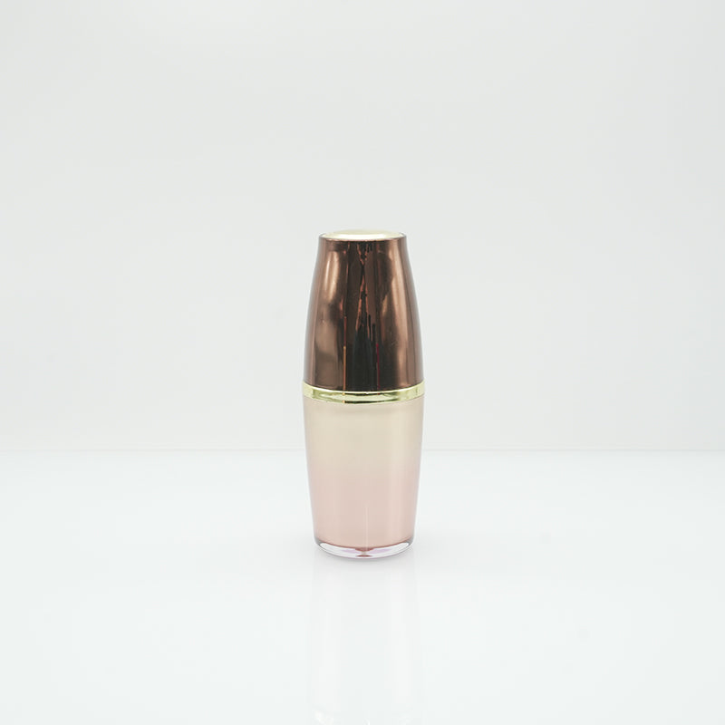 Glossy Lid Green and Brown Bottle