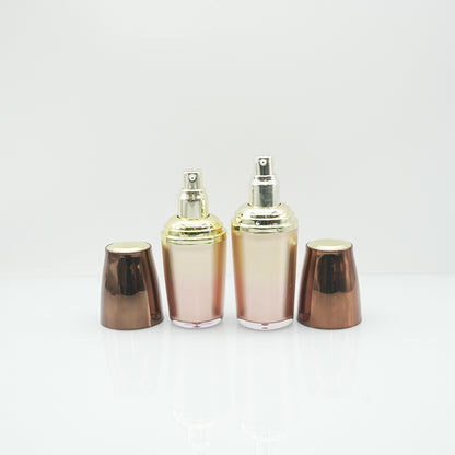 Acrylic Glossy Lid Cosmetic Bottle Set | Custom OEM