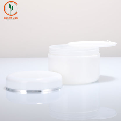 Acrylic White Straight Cream Jar | Custom OEM