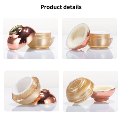 Acrylic Glossy Gold Cosmetic Set | Custom OEM