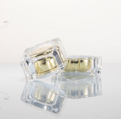 Acrylic Gold Cosmetic Jar 30g | Custom OEM
