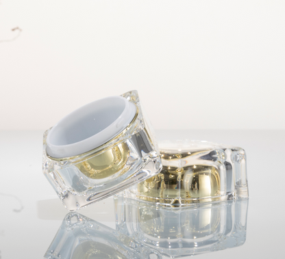 Acrylic Gold Cosmetic Jar 30g | Custom OEM