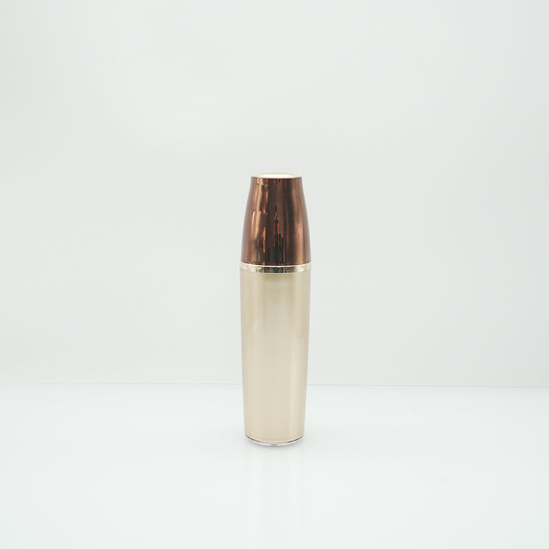 Glossy Lid Green and Brown Bottle