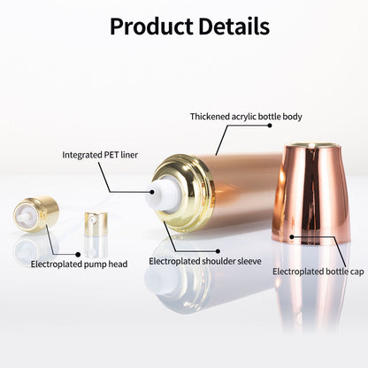Acrylic Glossy Gold Cosmetic Set | Custom OEM