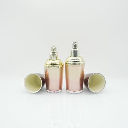 Acrylic Glossy Lid Cosmetic Bottle Set | Custom OEM