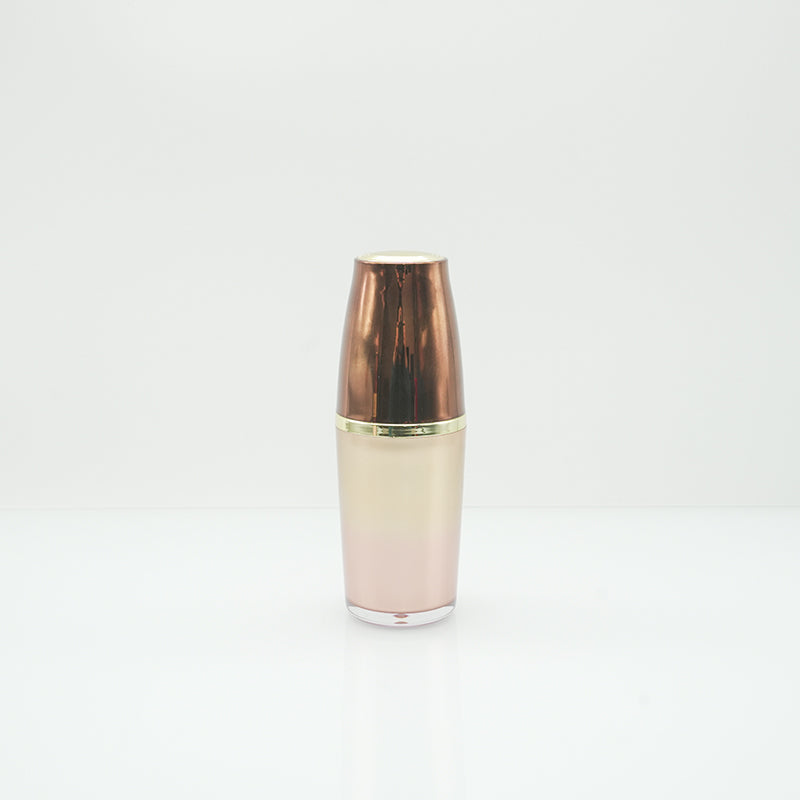 Glossy Lid Green and Brown Bottle