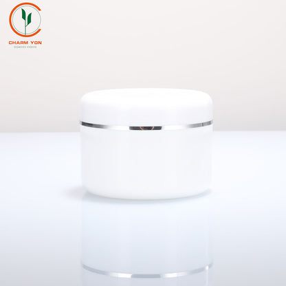 Acrylic White Straight Cream Jar | Custom OEM