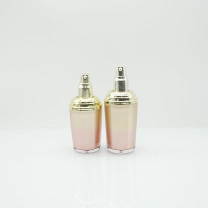 Acrylic Glossy Lid Cosmetic Bottle Set | Custom OEM