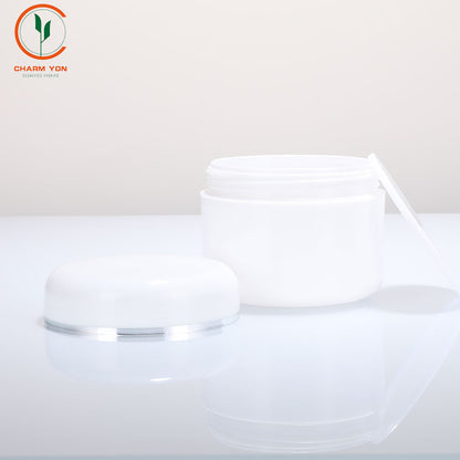 Acrylic White Straight Cream Jar | Custom OEM