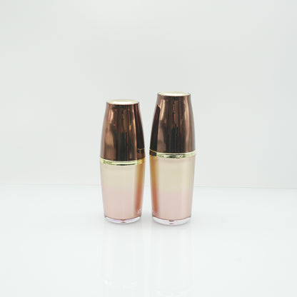 Acrylic Glossy Lid Cosmetic Bottle Set | Custom OEM